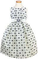 Thumbnail for your product : Sorbet Daisy Flocked Taffeta Dress (Toddler Girls & Little Girls)