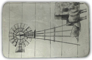 East Urban Home Kailiyah Microfiber Bath Mat with Non-Slip Backing