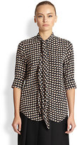 Thumbnail for your product : Marc Jacobs Printed Sash-Tie Blouse