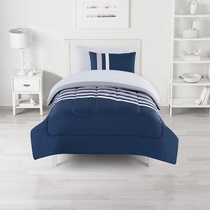 The Big One Twin XL 5piece Reversible Comforter Set with Sheets