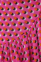 Thumbnail for your product : Diane von Furstenberg Ruffled Printed Stretch-jersey Wrap Dress