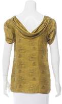 Thumbnail for your product : Rachel Zoe Silk Abstract Print Top