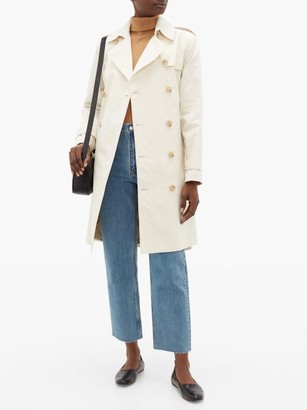 A.P.C. Josephine Double-breasted Cotton Trench Coat - Ivory