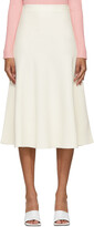 Thumbnail for your product : Valentino Off-White Crepe Couture Skirt
