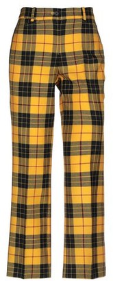 yellow plaid pants womens