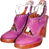 Thumbnail for your product : NW3 by Hobbs HOBBS Purple Leather Sandals