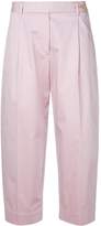 Thumbnail for your product : Mauro Grifoni banana cropped trousers