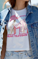 Thumbnail for your product : Recycled Karma MTV Spring Break Cropped Graphic T-Shirt