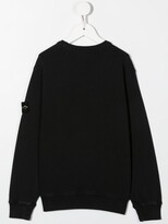 Thumbnail for your product : Stone Island Junior Logo-Patch Crew Neck Sweater