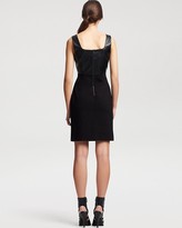 Thumbnail for your product : Kenneth Cole New York Valentina Faux Leather Yoke Dress