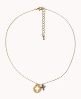 Thumbnail for your product : Forever 21 cross charm necklace