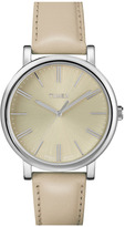 Thumbnail for your product : Timex Round Leather Strap Watch, 38mm