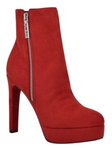 guess red booties
