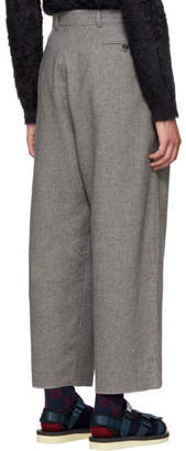 Bless Grey Cashmere Ultrawidepleated II Trousers