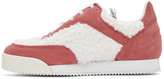 Thumbnail for your product : Comme des Garçons Shirt Pink and White Spalwart Edition Pitch Low Sneakers