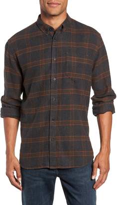 Billy Reid Plaid Cotton Flannel Shirt