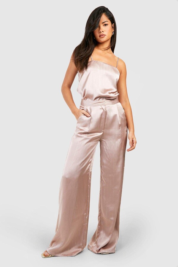 I See Fire Stone High Waisted Wide Leg Trousers