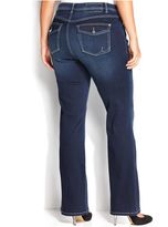 Thumbnail for your product : INC International Concepts Plus Size Tummy-Control Spirit Wash Bootcut Jeans, Only at Macy's