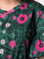 Thumbnail for your product : La DoubleJ Floral-Print Gathered Blouse