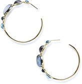 Thumbnail for your product : Ippolita 18K Rock Candy Gelato 3 Hoop Earrings in Midnight Rain