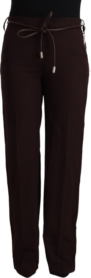 Patrizia Pepe High Waist Straight Formal Women's Pants