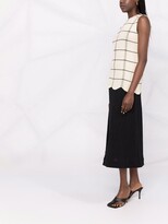 Thumbnail for your product : Jil Sander Scallop-Hem Sleeveless Top