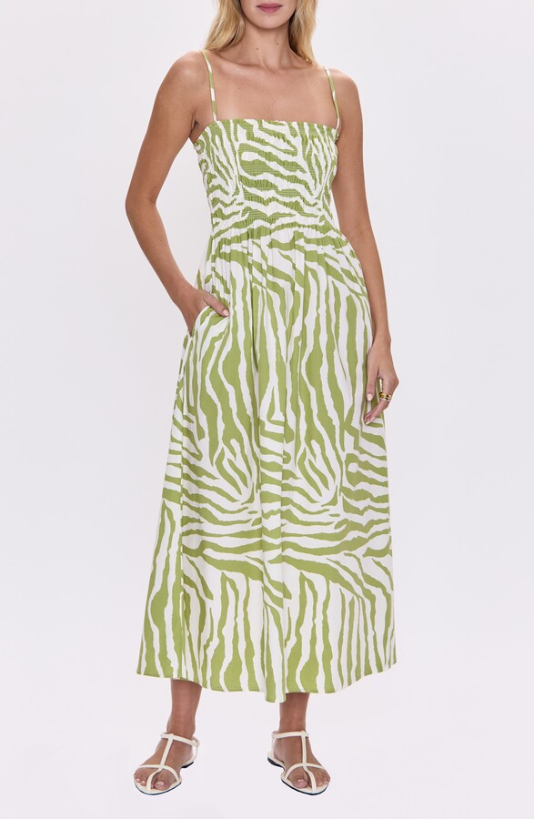 Pistola Denim Bianca Maxi Sundress