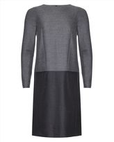 Thumbnail for your product : Jaeger Wool-Blend Colour Block Dress