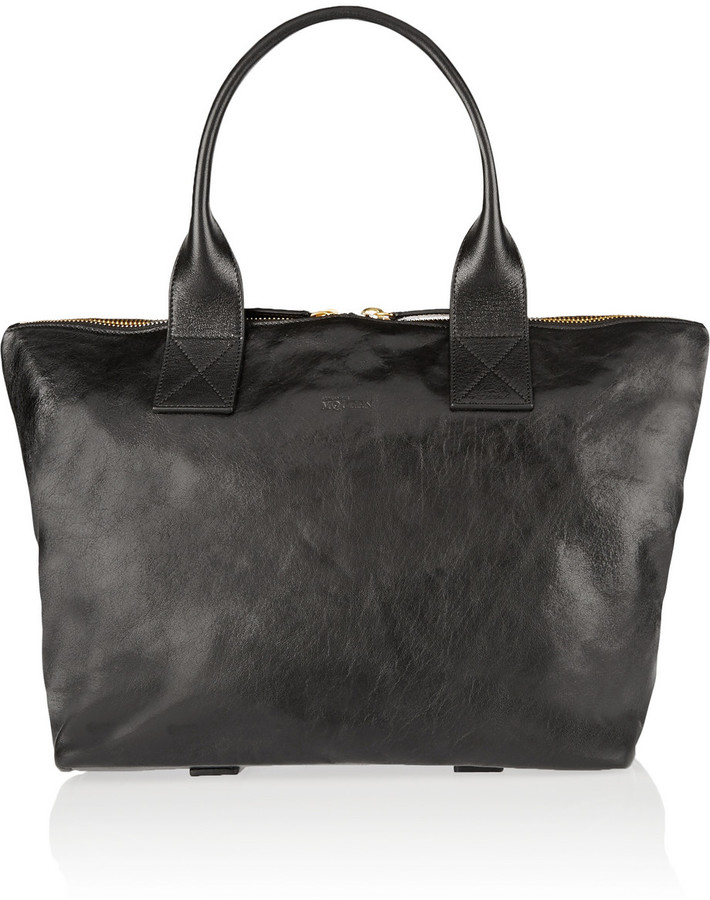 Alexander McQueen East West leather tote - ShopStyle Clothes and Shoes