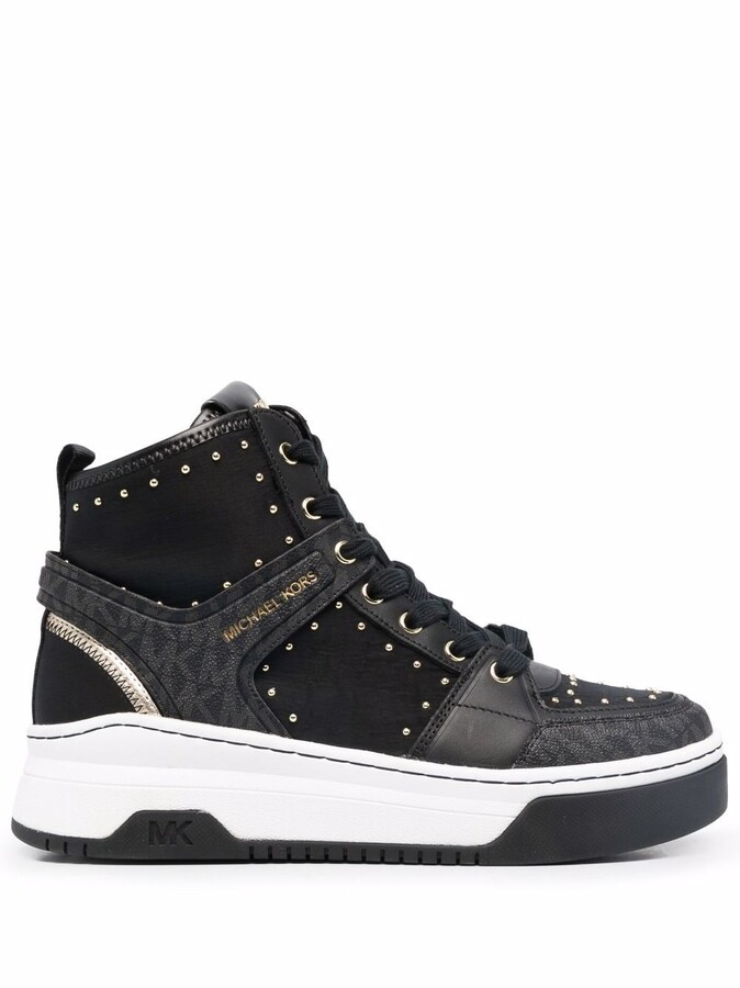 MICHAEL Michael Kors Lexi high-top leather sneakers - ShopStyle
