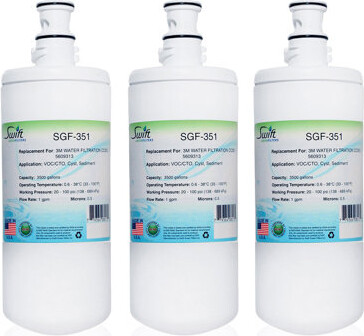 Swift Green Filters SGF-351 Compatible Commercial Water Filter for CC351, 5609313, 3 Pack