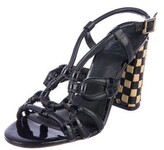 Thumbnail for your product : Tory Burch Layce Leather Slingback Sandals Blue
