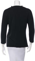 Thumbnail for your product : Piazza Sempione Embellished Knit Top