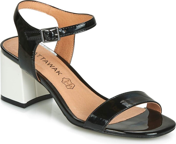 CHATTAWAK Women's 7lysnoir40 Wheeled Heel Shoe ShopStyle Sandals - Main Image