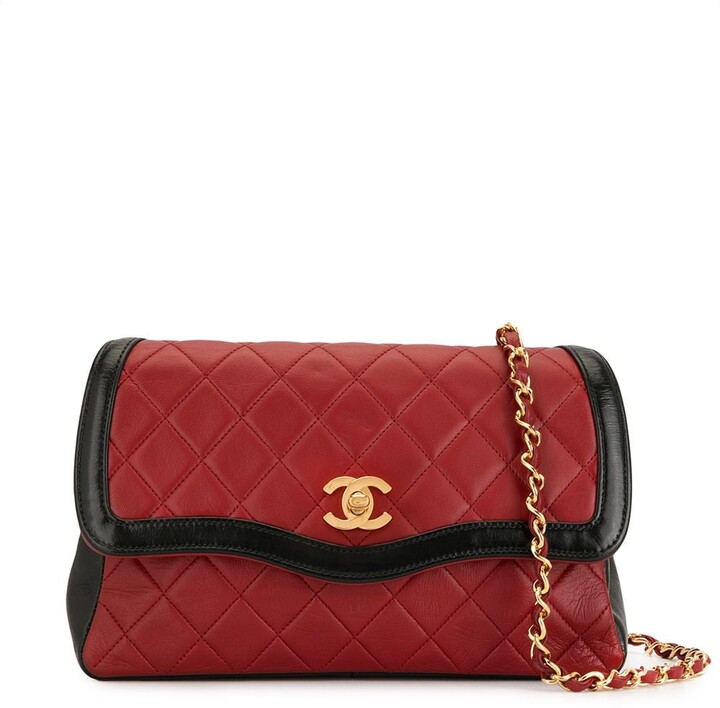 Chanel Pre Owned diamond quilted CC turn-lock crossbody bag - ShopStyle