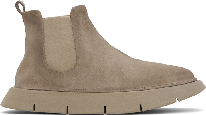 Marsèll Beige Intagliata Boots