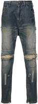Thumbnail for your product : Julius distressed straight jeans