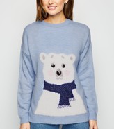 Thumbnail for your product : New Look Fluffy Polar Bear Christmas Jumper