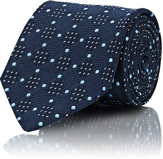 Drakes Men's Dotted Silk Necktie