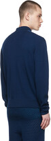 Thumbnail for your product : KING & TUCKFIELD Blue & Navy Textured Knit Cardigan