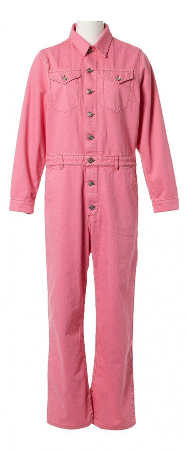 ganni pink jumpsuit