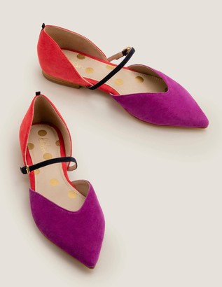 purple flat shoes uk