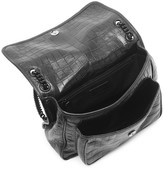 Thumbnail for your product : Saint Laurent Medium Niki Croc-Embossed Leather Shoulder Bag