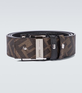Fendi Reversible leather FF buckle belt