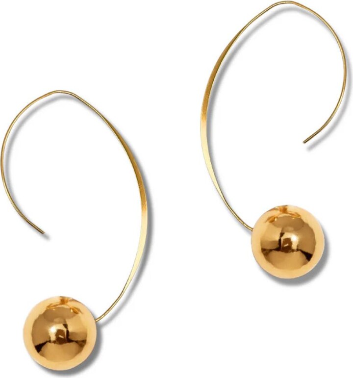 Jaredjamin Gold Cherry Hook Earrings