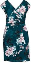 Thumbnail for your product : City Chic Blossom Faux Wrap Dress