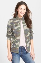 Thumbnail for your product : Caslon Cotton Twill Utility Jacket (Regular & Petite)