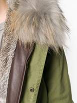 Thumbnail for your product : Mr & Mrs Italy trimmed hooded parka