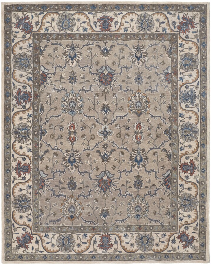 Feizy Rylan R8640 5' x 8' Area Rug - Gray, Blue