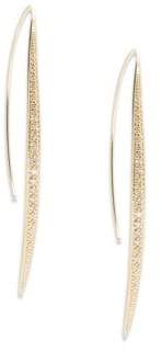 Mizuki Icicle Diamond & 14K Yellow Gold Earrings